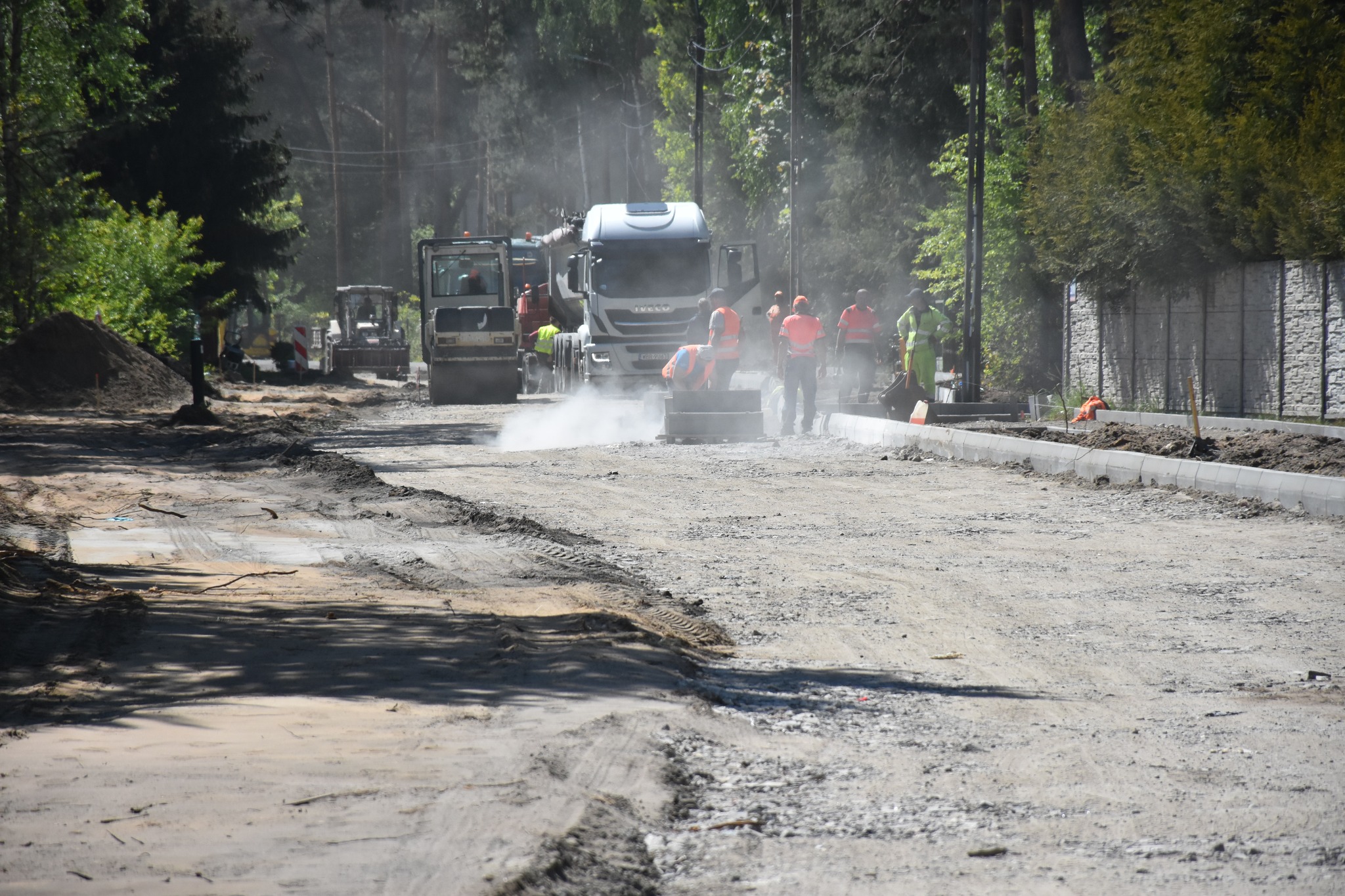 Ikona do artykułu: Trwa budowa drogi powiatowej w Deskurowie