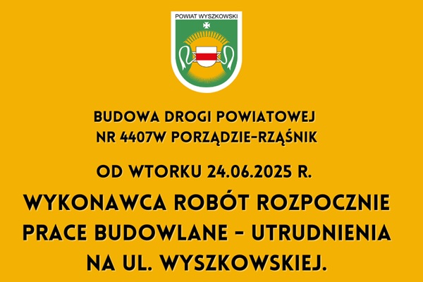Ikona do artykułu: Czasowa organizacja ruchu w miejscowości Rząśnik (DP 4407W)