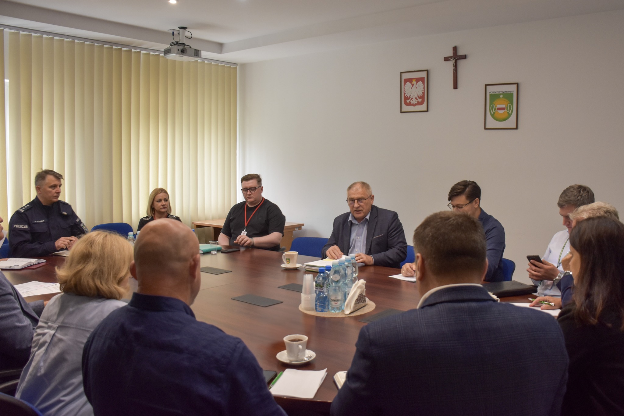 Ikona do artykułu: Powiatowy Zespół Zarządzania Kryzysowego obradował w związku z zagrożeniem pogodowym