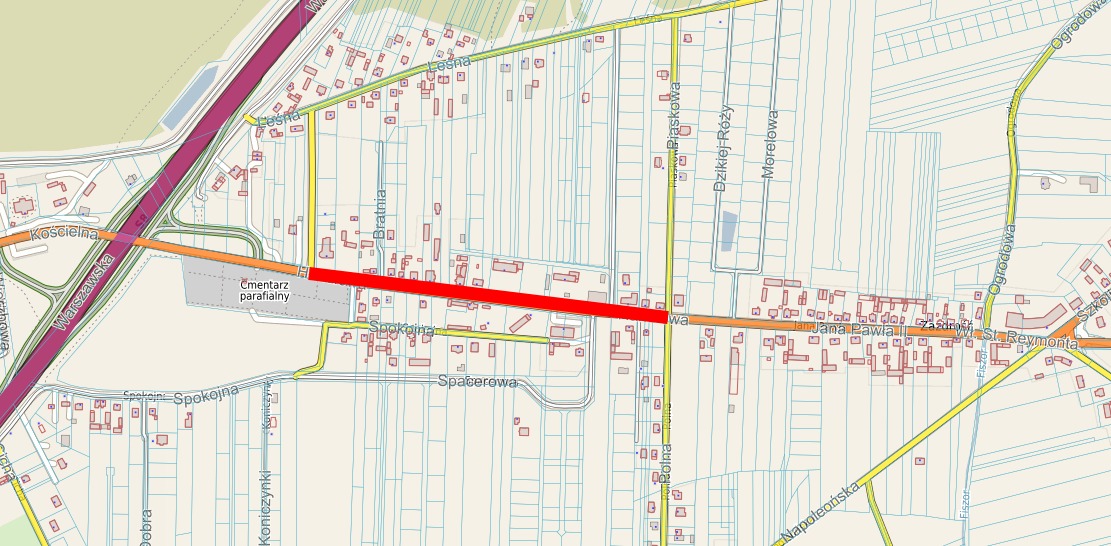 Ikona do artykułu: Trwają prace związane z rozbudowa drogi powiatowej nr 1811W