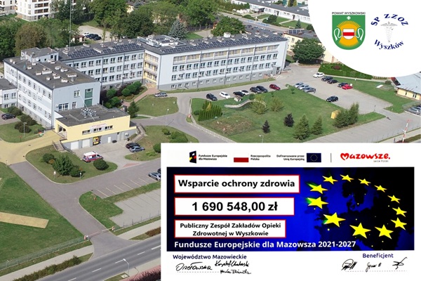 Ikona do artykułu: SPZZOZ w Wyszkowie z dofinansowaniem na poprawę jakości usług medycznych