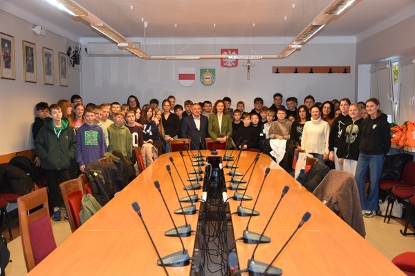 Ikona do artykułu: Lekcja samorządności w Starostwie Powiatowym w Wyszkowie